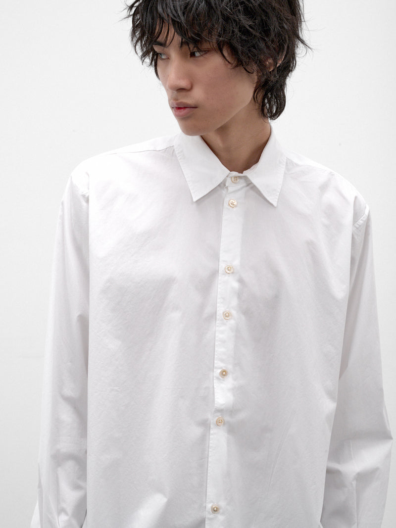 White Cotton Big Shirt (CF-22-04-03-02-OPTICAL-WHITE)