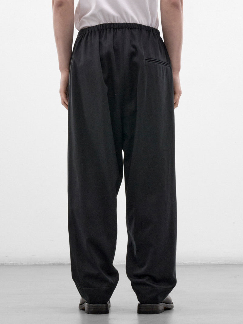 Gray Wool Twill Relaxed Trousers (CF-22-06-02-03-GREY)