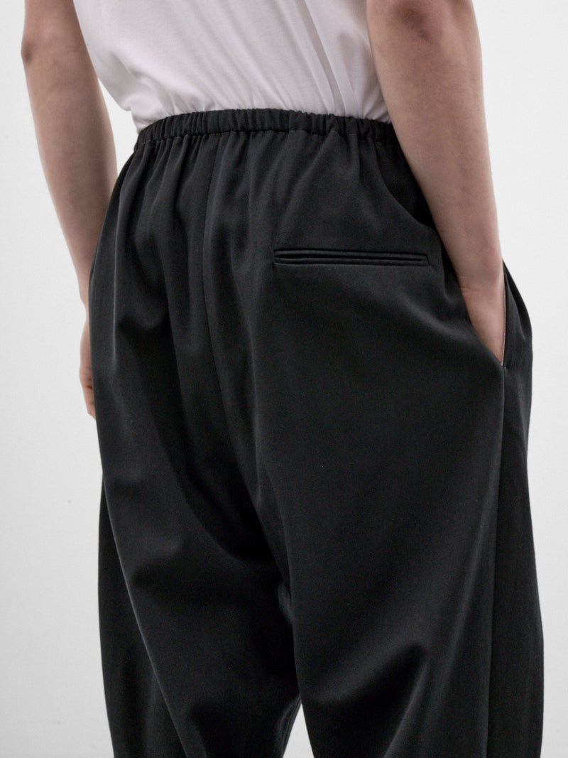 Gray Wool Twill Relaxed Trousers (CF-22-06-02-03-GREY)