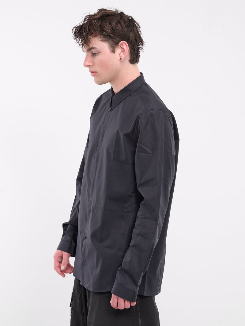 Concealed Placket Shirt (CH1010-BLACK)