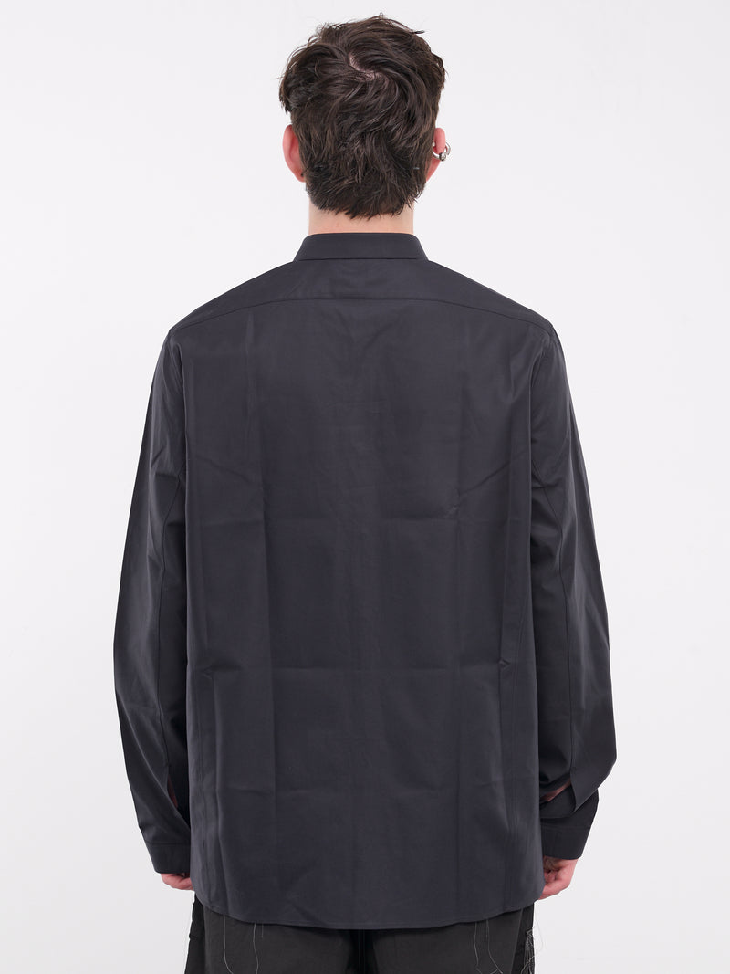 Concealed Placket Shirt (CH1010-BLACK)