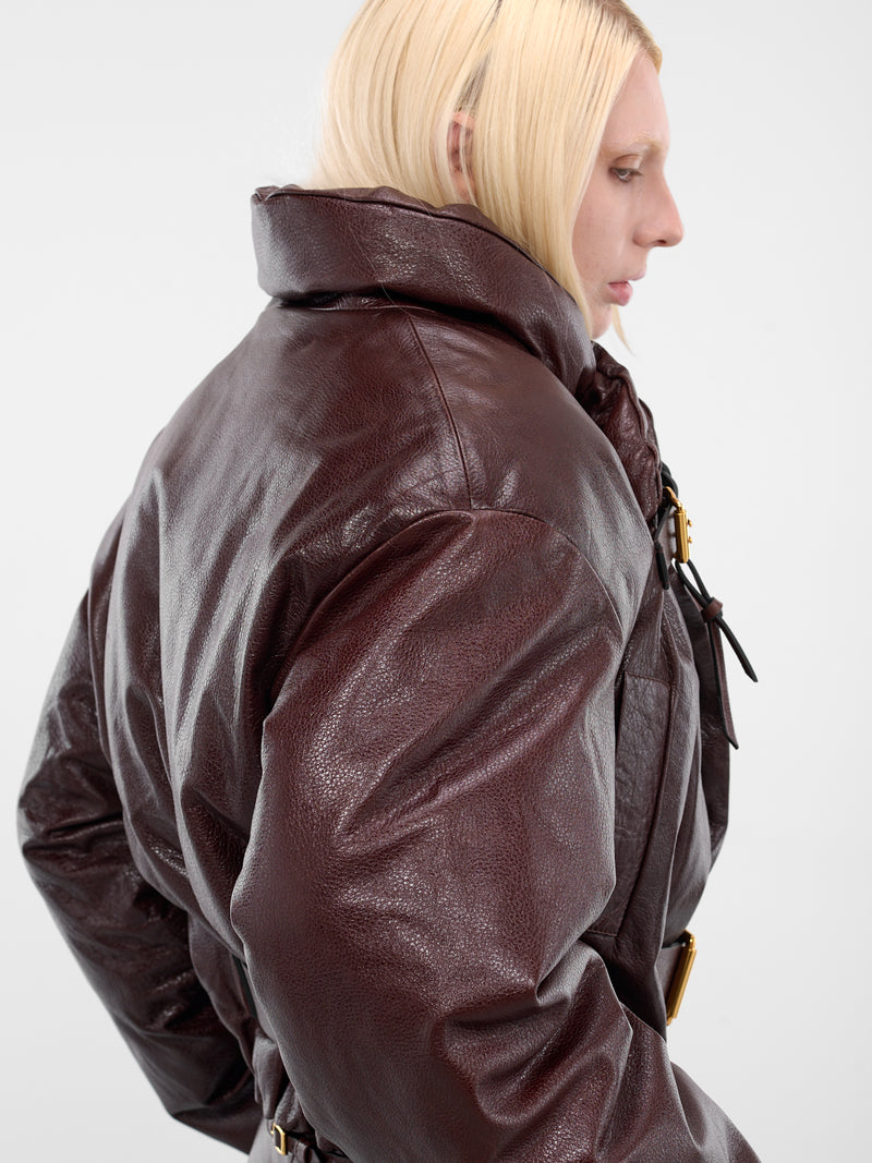 Brown Leather Christie Bomber Jacket (CHRISTIE-BOMBER-2-TOFEE)