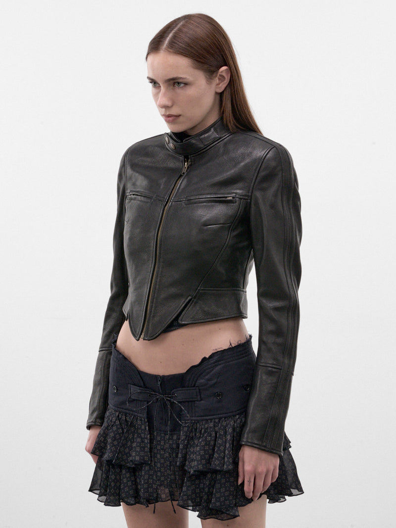 Black Leather Claw Jacket (CLJA0BLK-CLAW-BLACK)