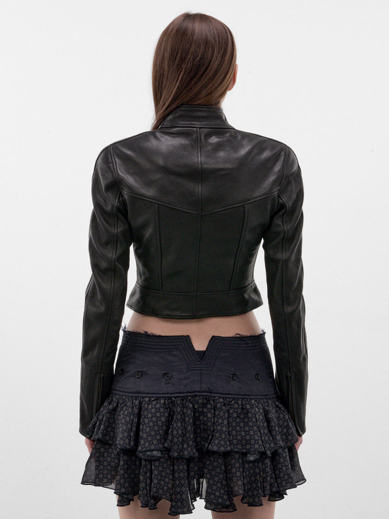 Black Leather Claw Jacket (CLJA0BLK-CLAW-BLACK)