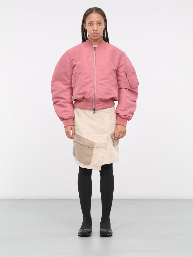 Wrap Cargo Skirt (MR821W-BEIGE)