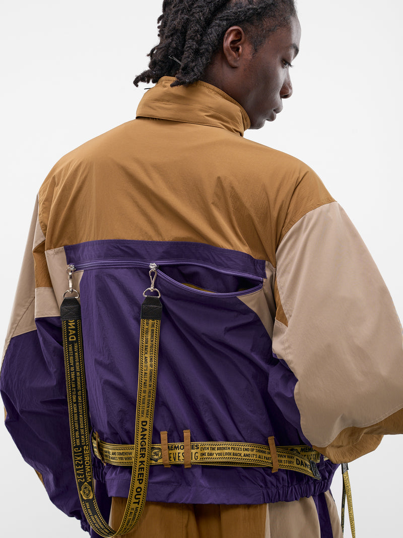 Detachable Layering Nylon Tech Coat (CO-SV-NRS-1001-BEIGE)