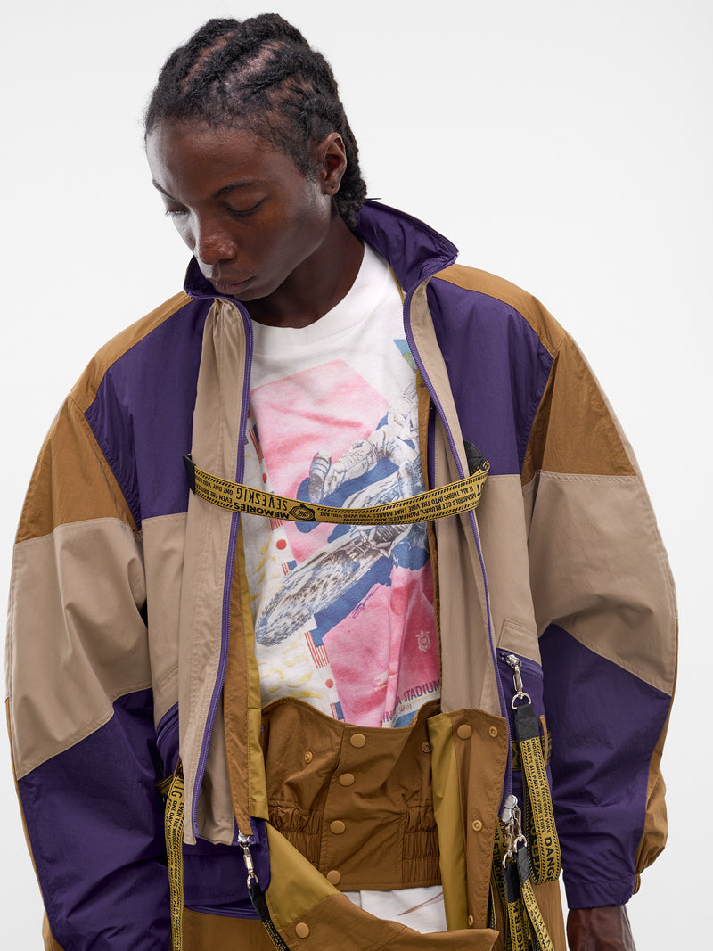 Detachable Layering Nylon Tech Coat (CO-SV-NRS-1001-BEIGE)