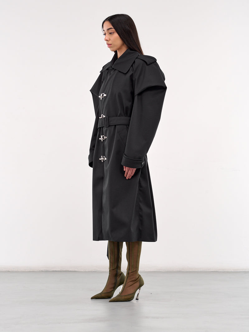Carabiner Trench Coat (CO018-NAVY)