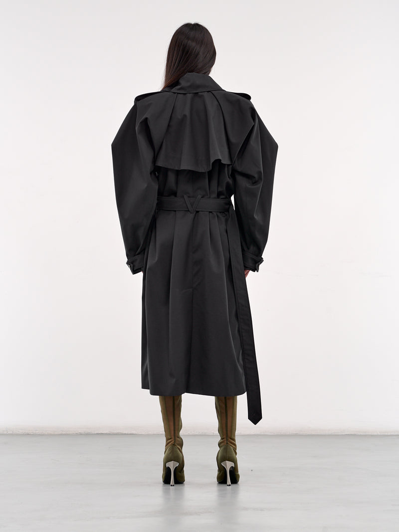 Carabiner Trench Coat (CO018-NAVY)