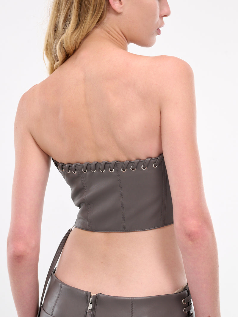 Lace-Up Corset (CO01GR-GRAY)