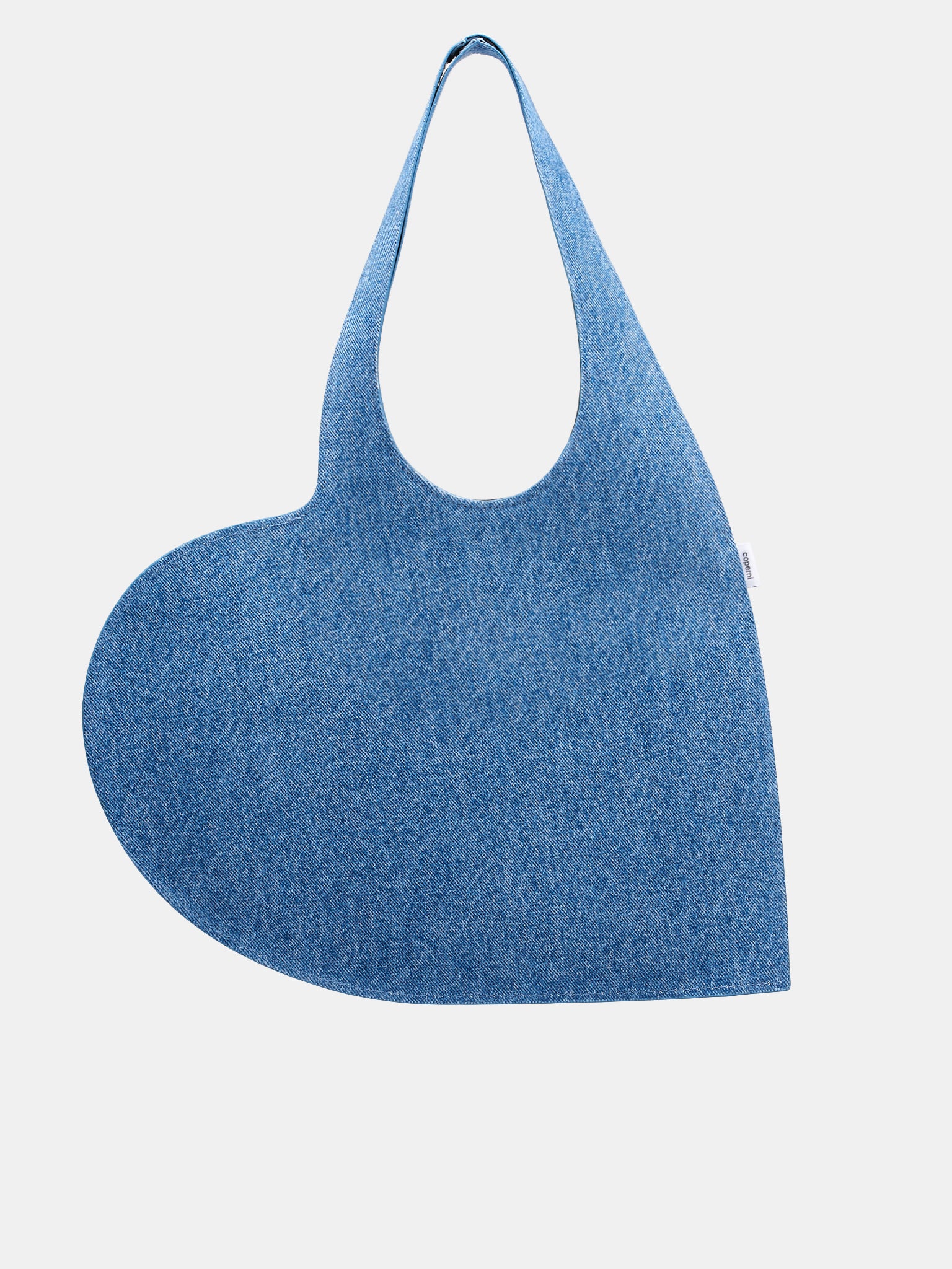 Denim Mini Heart Tote Bag (COPBA14BIS202-WASHED-BLUE)