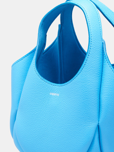 トートバッグ Coperni Mini Swipe Bag - Coperni - Leather - Blue Coperni Mini Swipe Leather Tote Bag In Blue | ModeSens