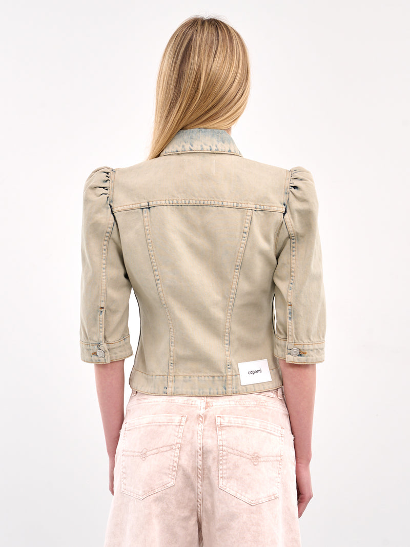 Cropped Denim Jacket (COPBL30F2035-GREY)