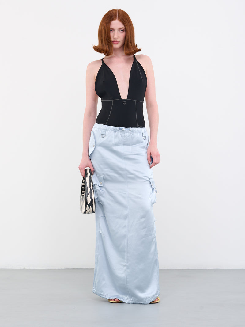 Cargo Maxi Skirt (COPJ21BIS060-ICE-BLUE)