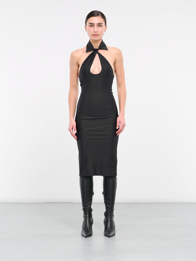 Cut-Out Midi Dress (COPJS74545-BLACK)