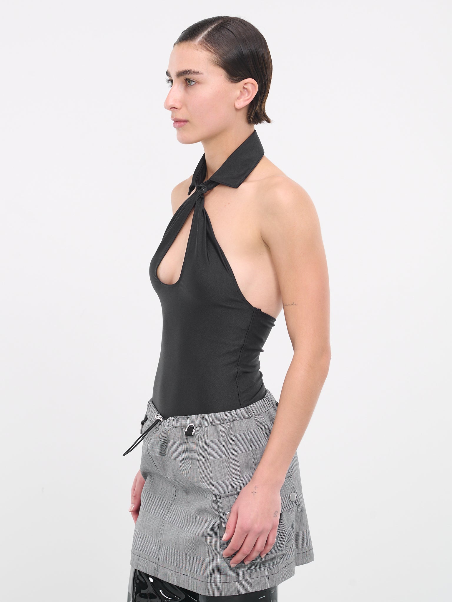 Cut-Out Bodysuit (COPJS75545-BLACK)