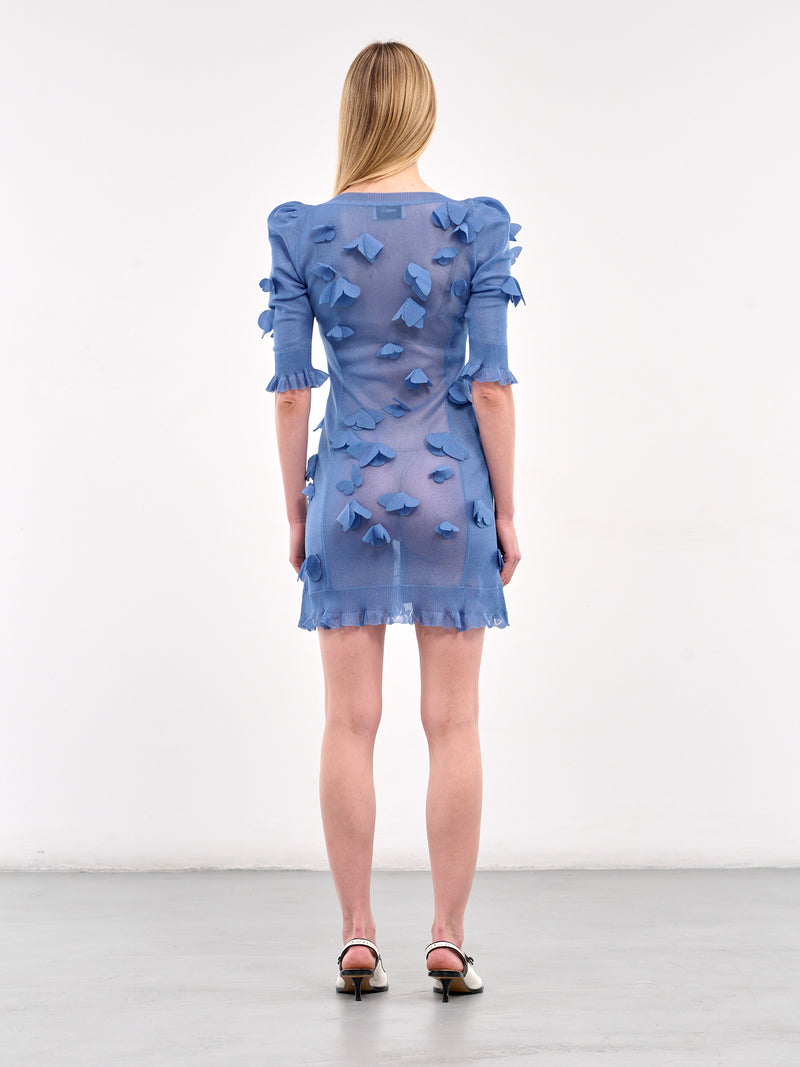 Butterfly Mini Dress (COPML143Y3015-BLUE)