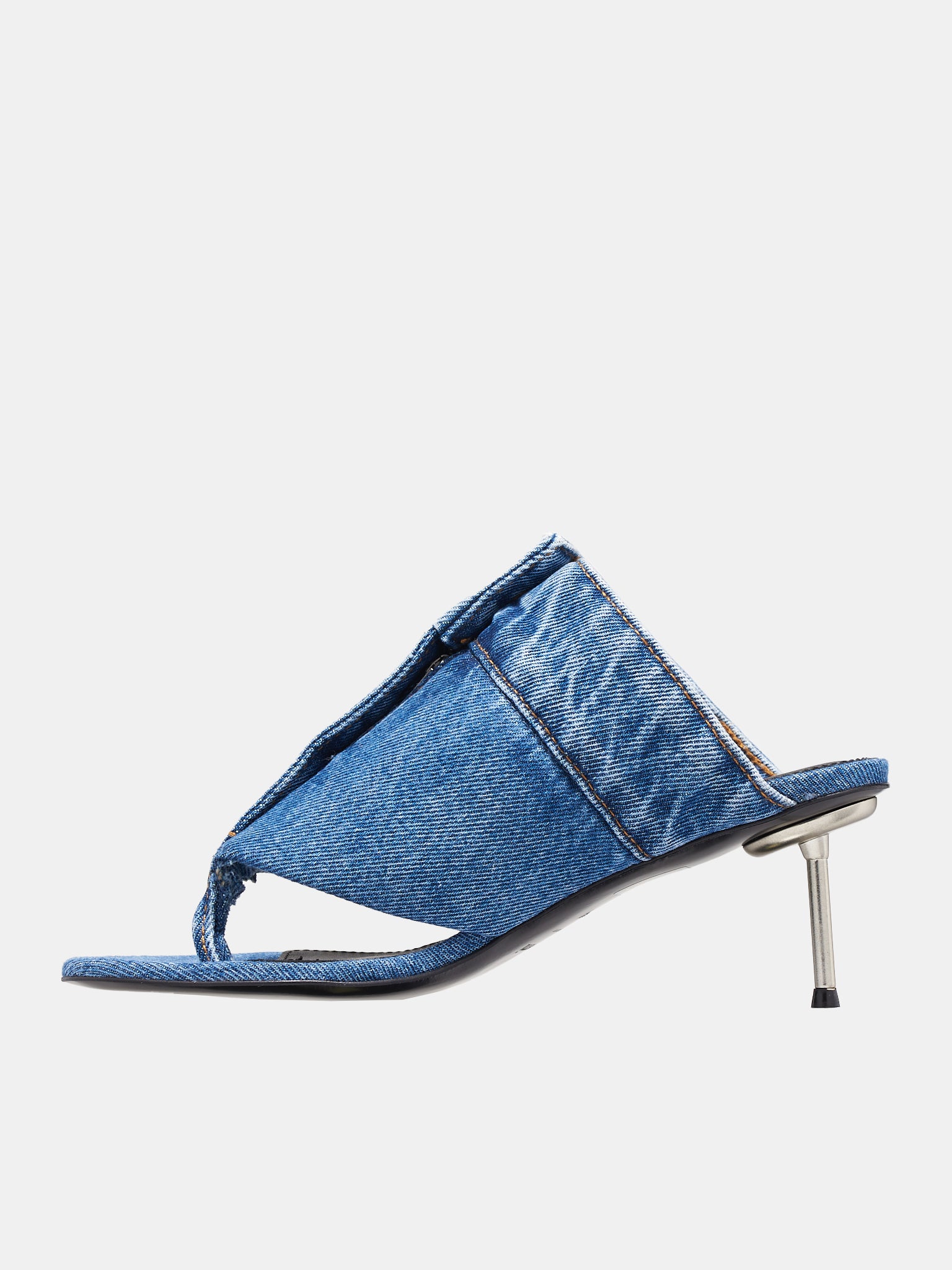 Denim Open Thong Sandal (COPSH51202-WASHED-BLUE)