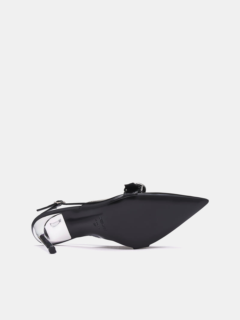 Slingback Belt Heels (COPSH82F6052-BLACK)