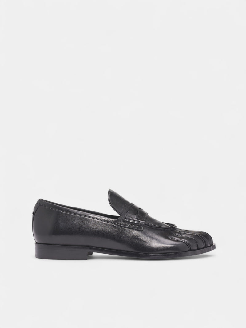 Black Five Toe Penny Loafers (COPSH88F6060-BLACK)