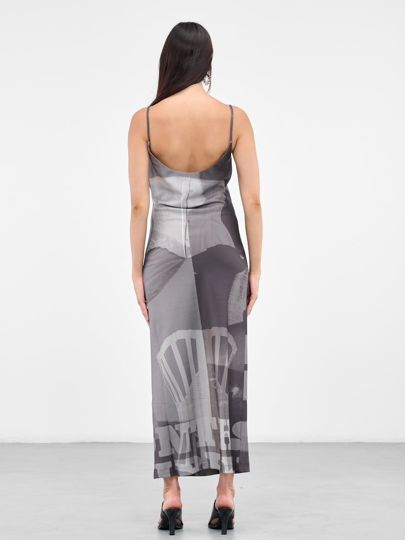 Layered Corset Dress (CORSET-ANKLE-DRESS-PRINT-MULTI)