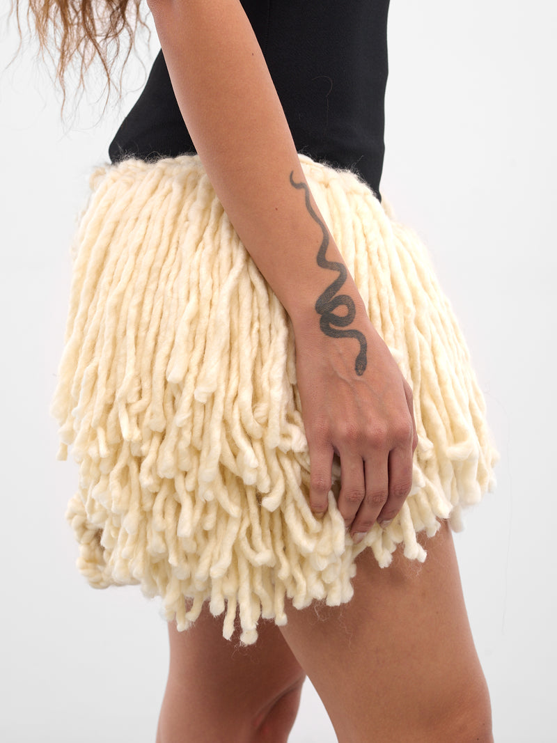 Black Turtleneck Crochet Skirt Bodysuit (CROCHET-01-BLACK)