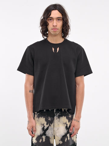 トップス masu 24aw VELVET SHIRT - BLACK MASU(エムエーエスユー)のVELVET SHIRTの通販｜PALETTE art