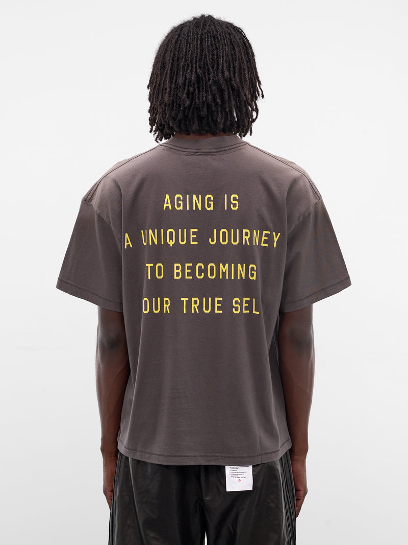 Black 'Nostalgic Girl' Graphic Tee (CT-SV-NGA-1005-BLACK)