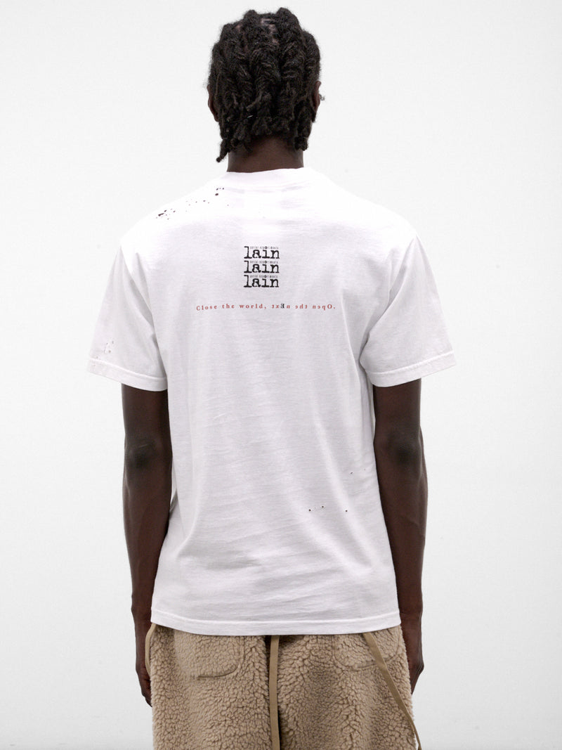 White SEV vs Lain Tee (CT-SV-NRA-1012-WHITE)