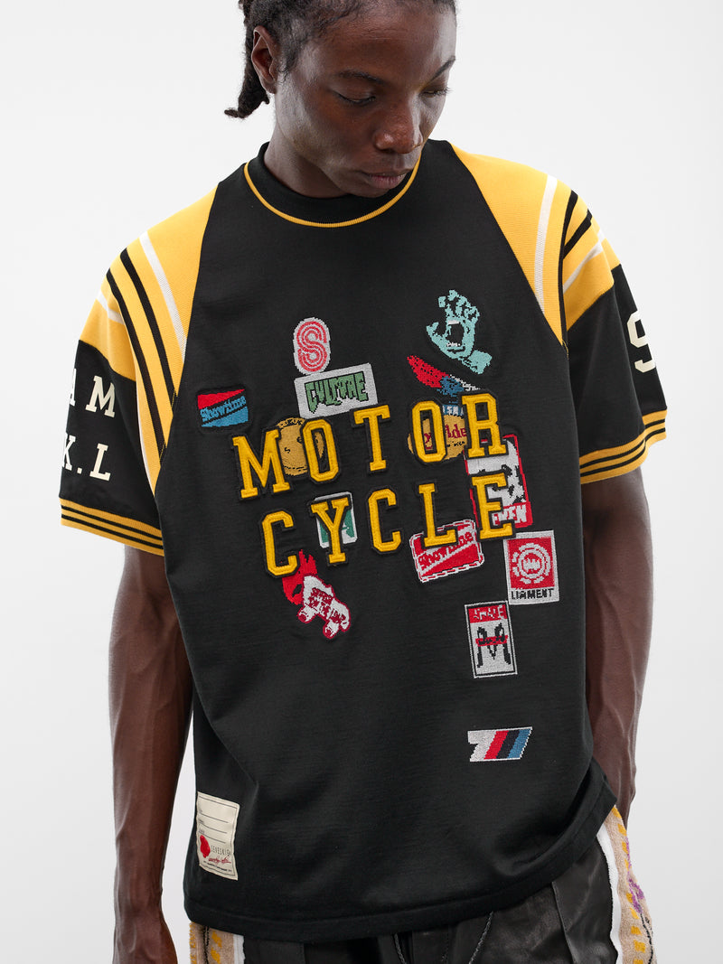 Black Motorcycle Memories Practice Tee (CT-SV-NRS-1001-BLACK)