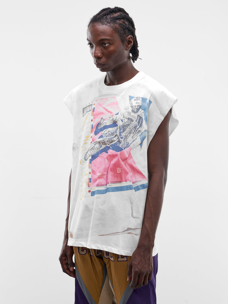 Trompe L'oeil Vintage Graphic Tee (CT-SV-NRS-1009-WHITE)