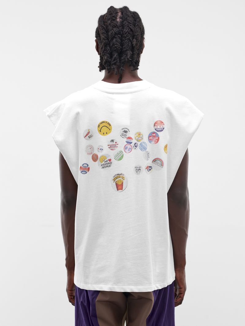 Trompe L'oeil Vintage Graphic Tee (CT-SV-NRS-1009-WHITE)