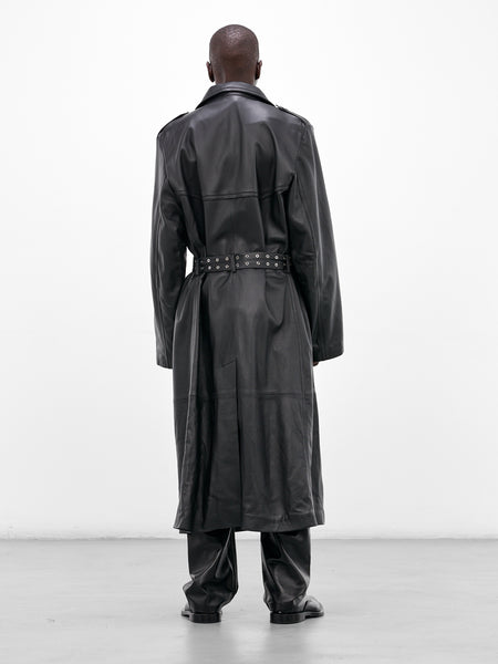LUDOVIC DE SAINT SERNIN Leather Trench | H.Lorenzo