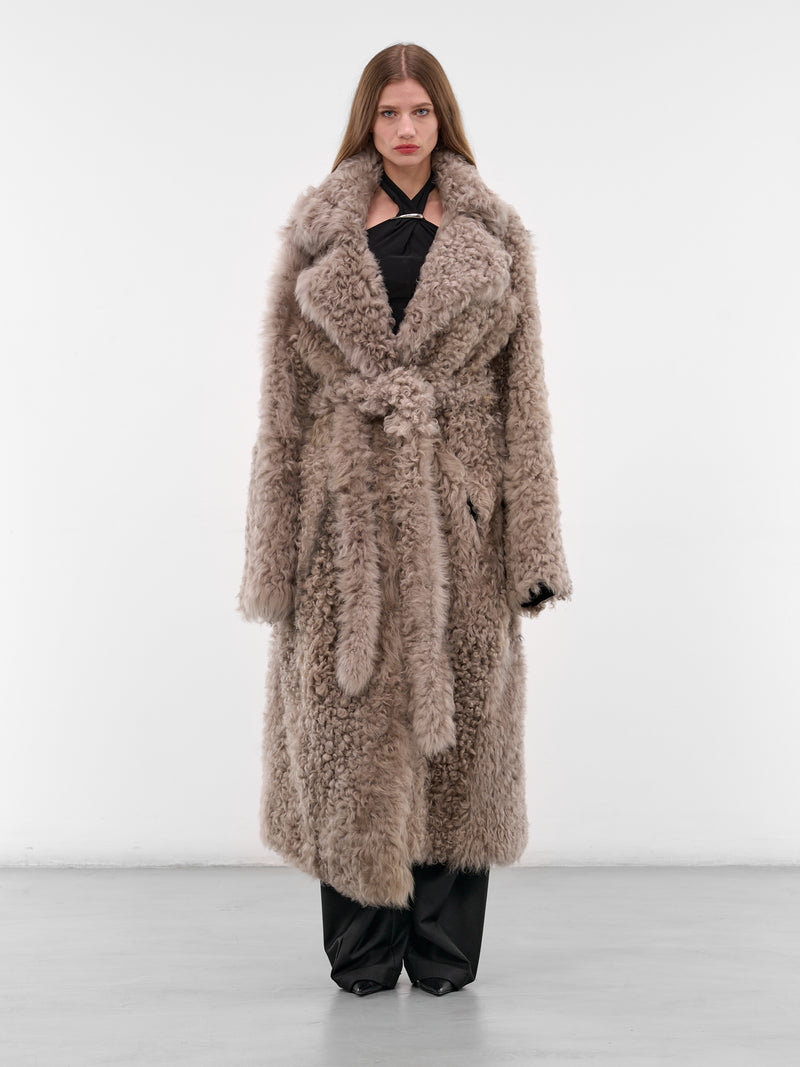 Pearl Oversized Shearling Coat (CT014-W-SHEARLING-PEARL)