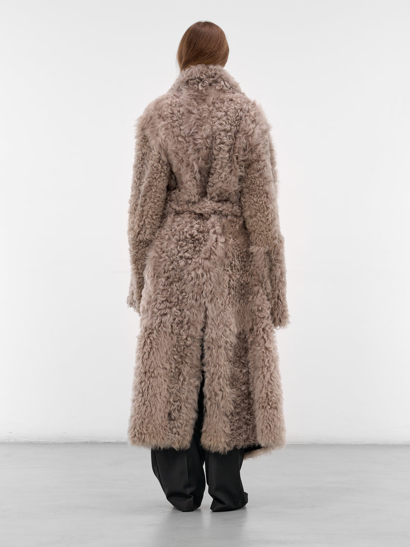 Pearl Oversized Shearling Coat (CT014-W-SHEARLING-PEARL)