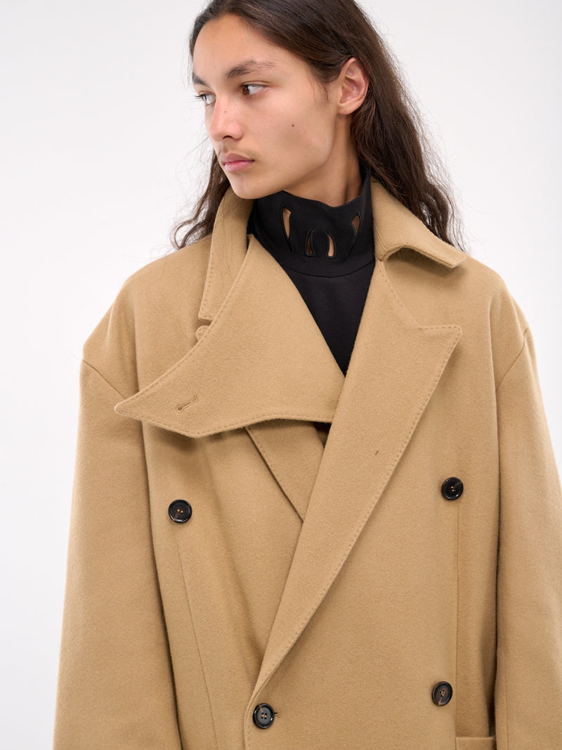 Double-Breasted Coat (CT0224-CAMEL)