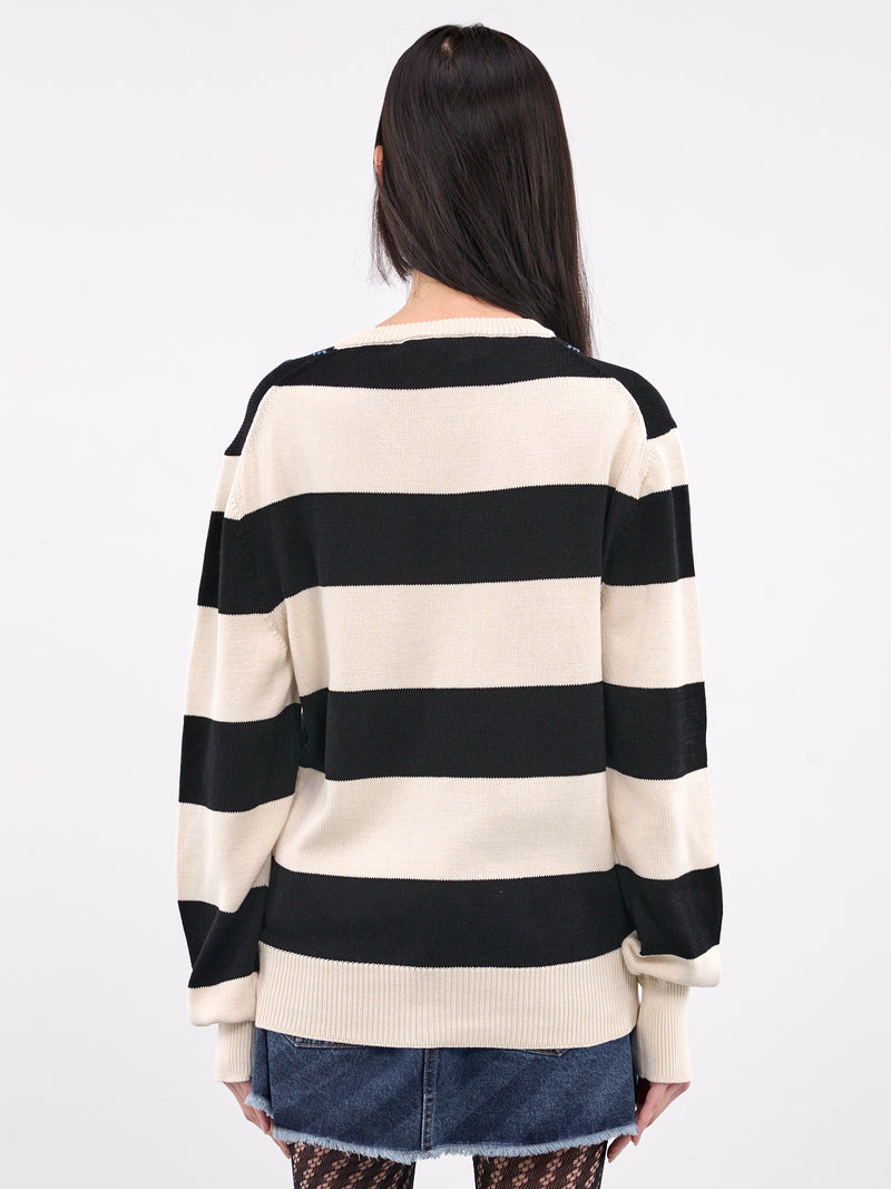 Argyle Jumper (CVMD0151Q0-UFC657-BLACK)