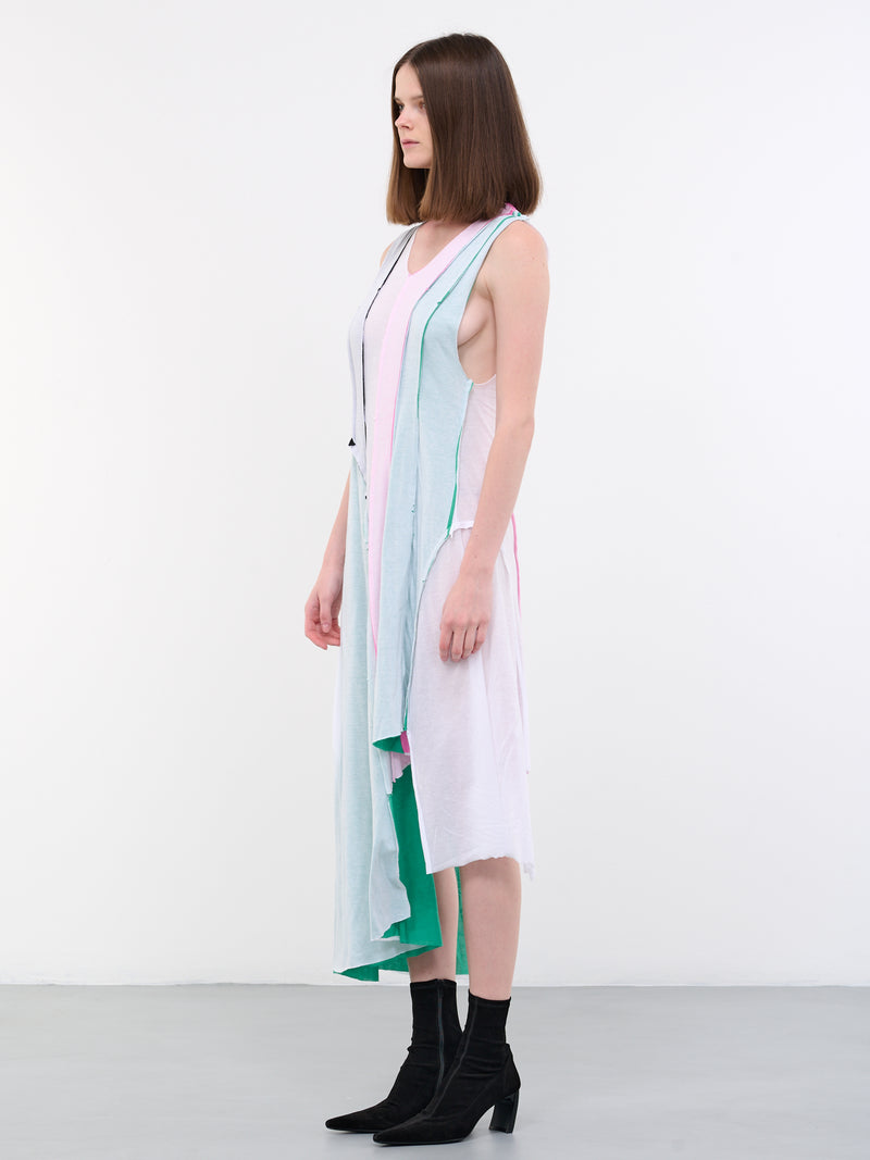 Ruched Midi Dress (D01A-MULTI)