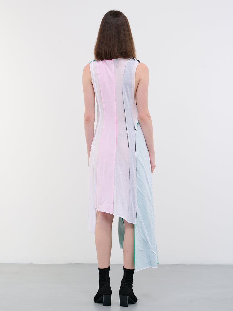 Ruched Midi Dress (D01A-MULTI)