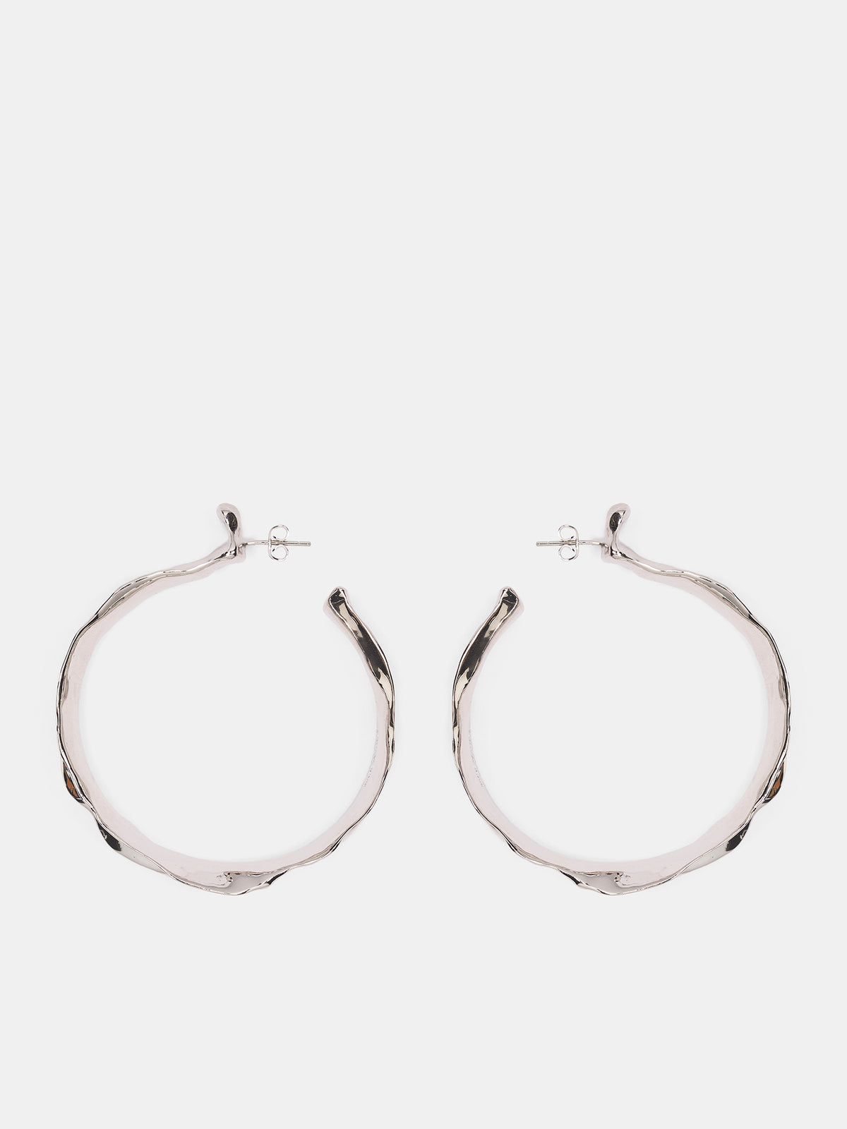 Sterling Silver Daimon Hoops (D05-S-DAIMON-HOOPS-SILVER)