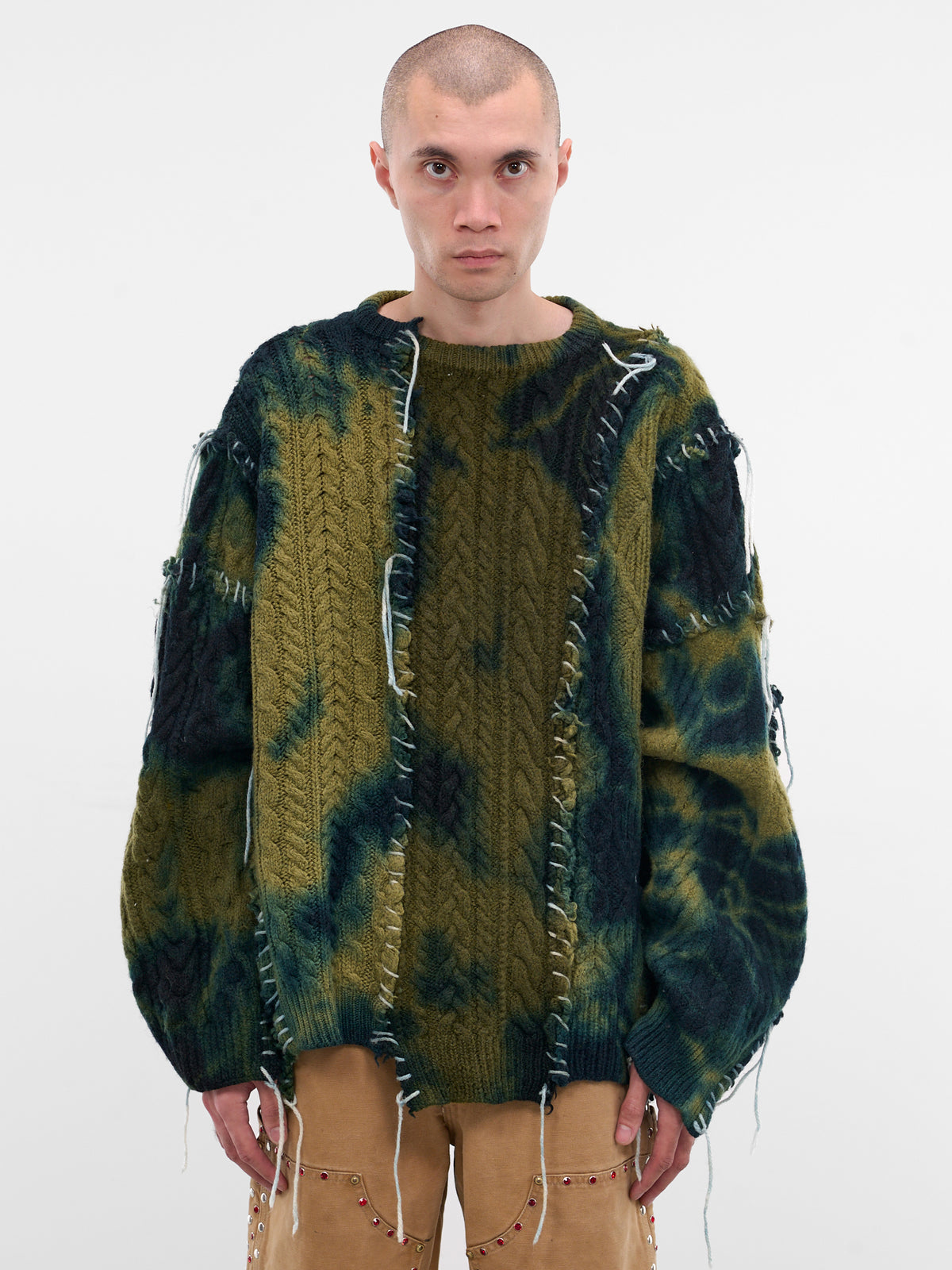 Deconstructed Tie-Dye Knit Sweater (DC-NS-KN-09-NOON)