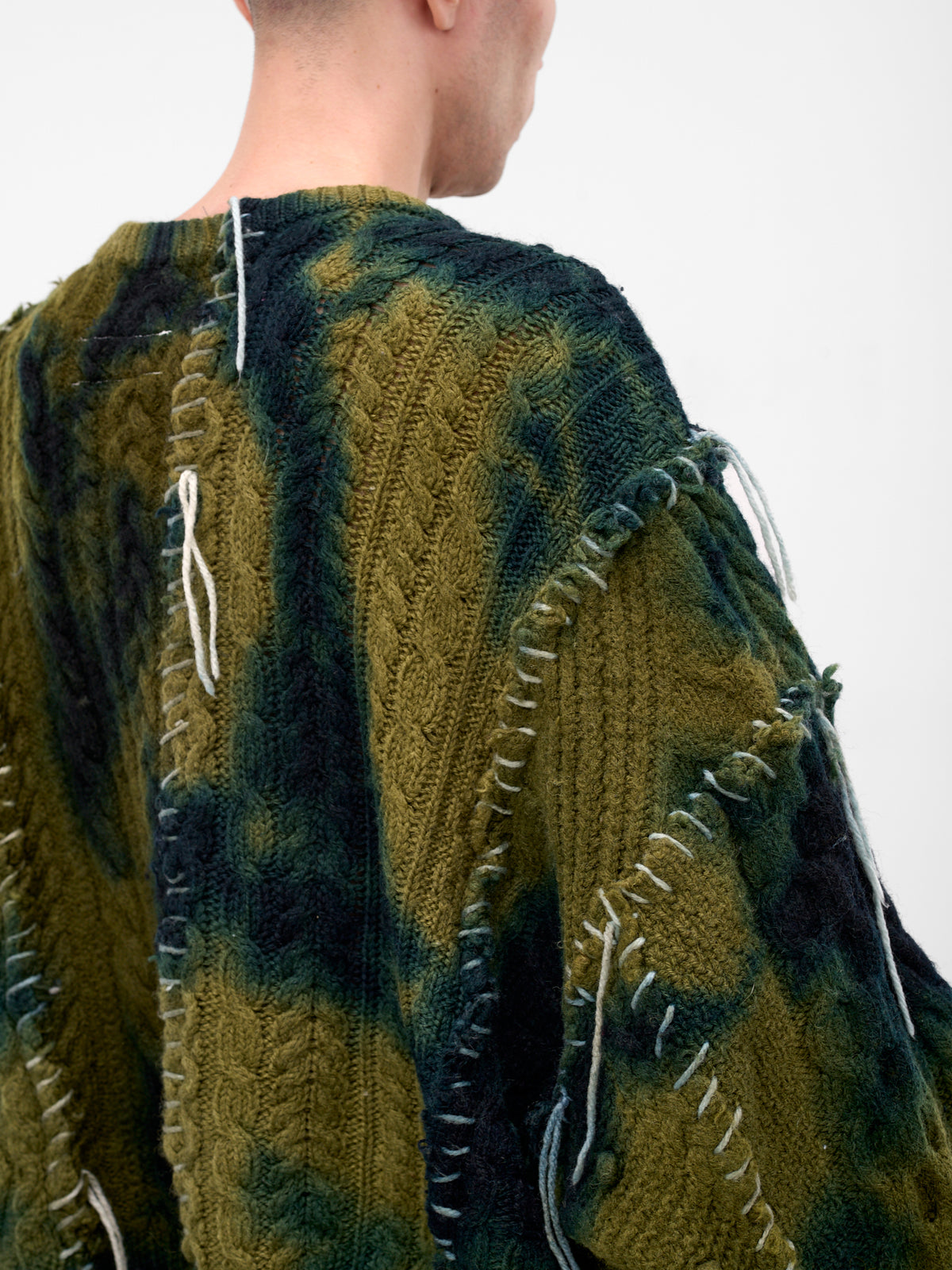 Deconstructed Tie-Dye Knit Sweater (DC-NS-KN-09-NOON)