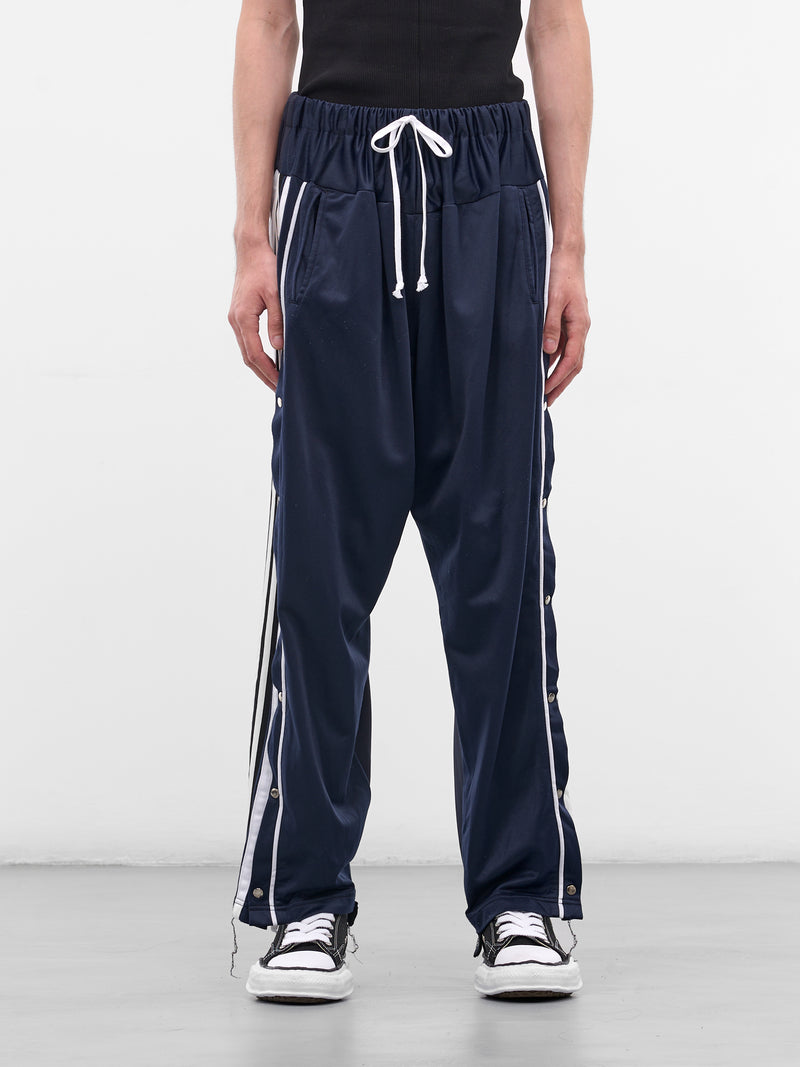 Black Deconstructed Track Pants (DC-NS-PT-10-MULTI)