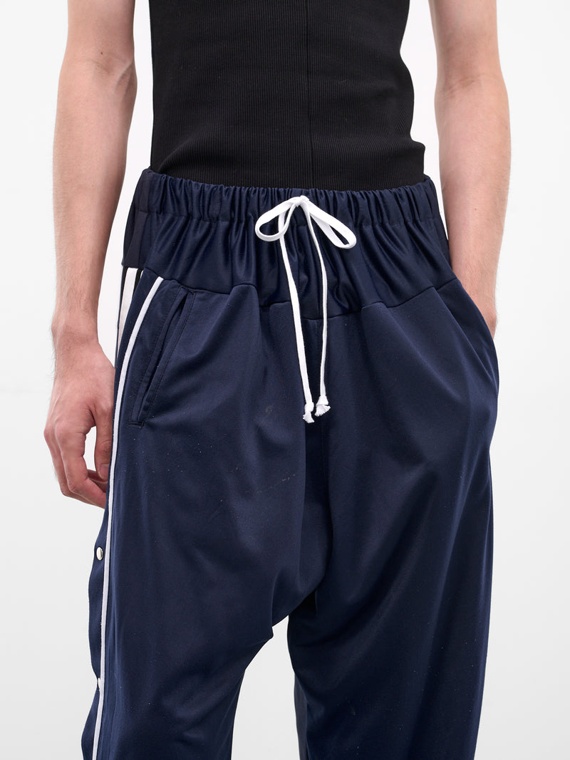 Black Deconstructed Track Pants (DC-NS-PT-10-MULTI)