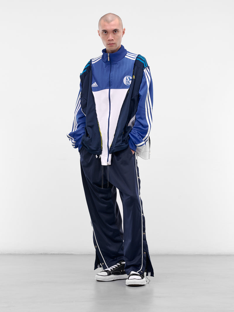 Black Deconstructed Track Pants (DC-NS-PT-10-MULTI)