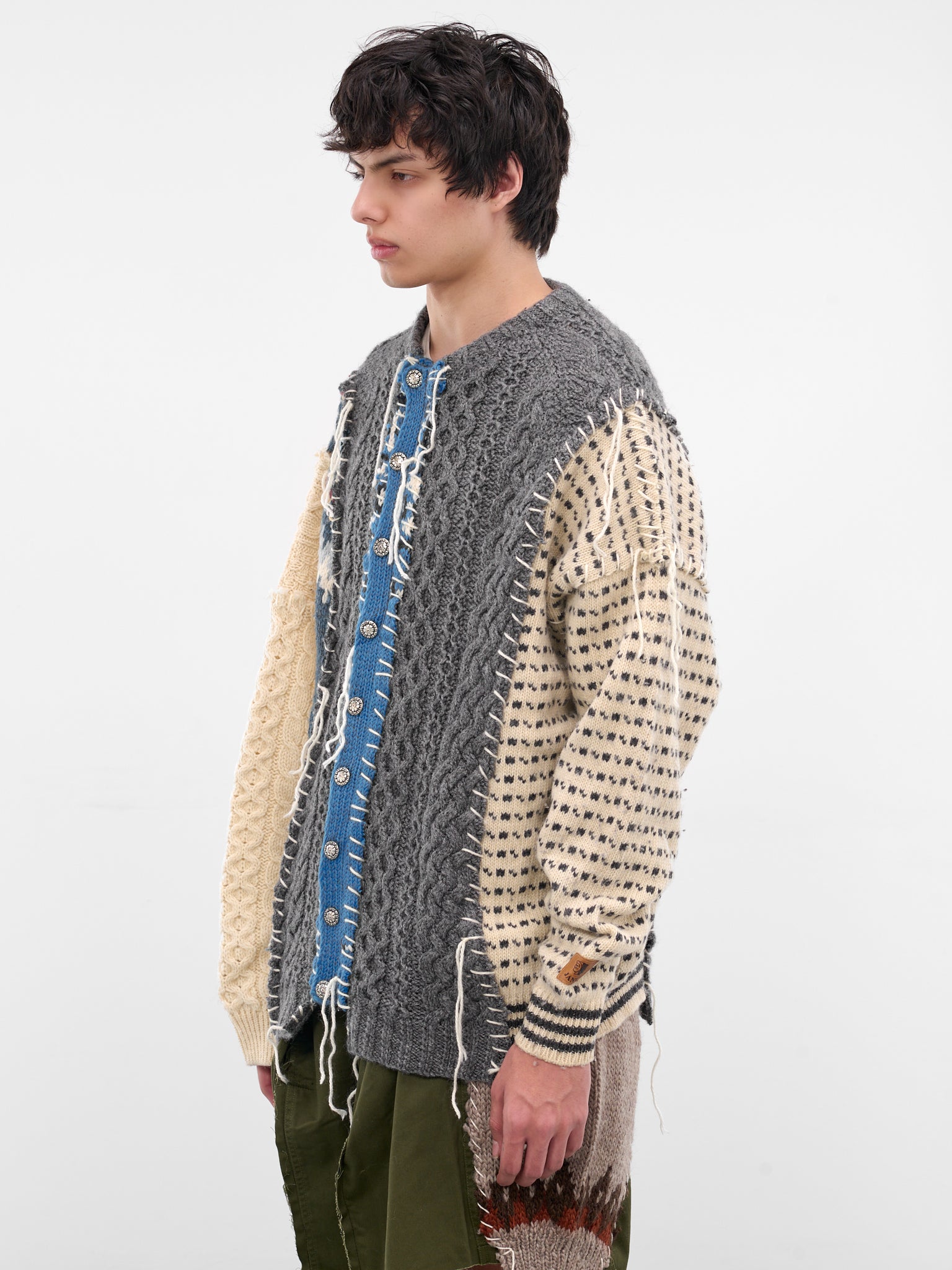 Deconstructed Patchwork Knit Sweater (DC-NS-KN-03-MULTI)