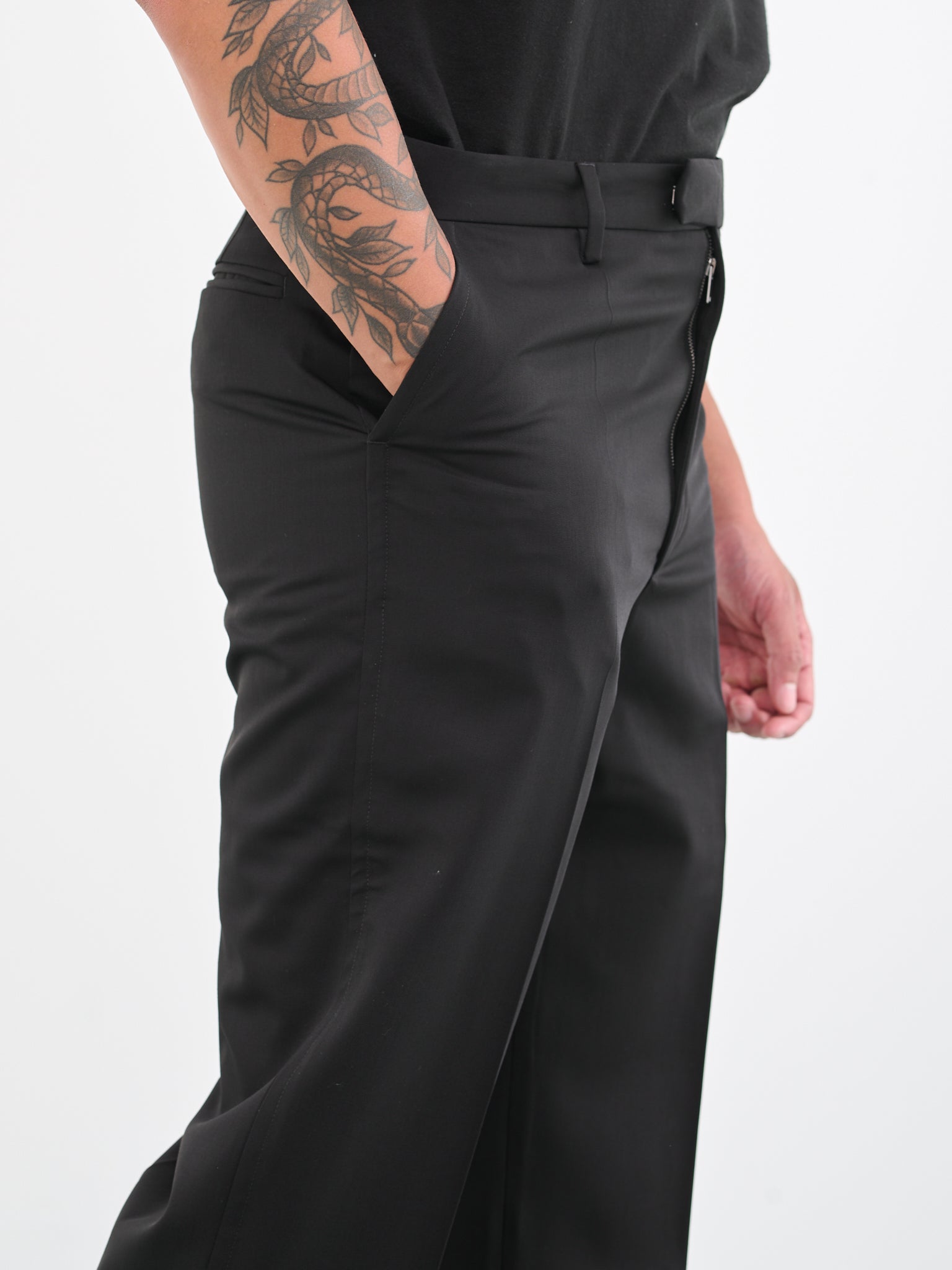 Tailored Trousers (DDMPL0001-METEORITE-BLACK)