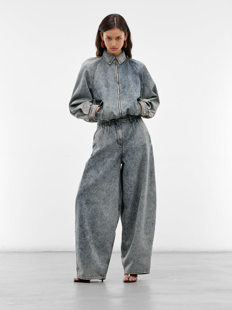 Blue Vintage Denim Baggy Jeans (DENIM11-VINTAGE-BLUE)