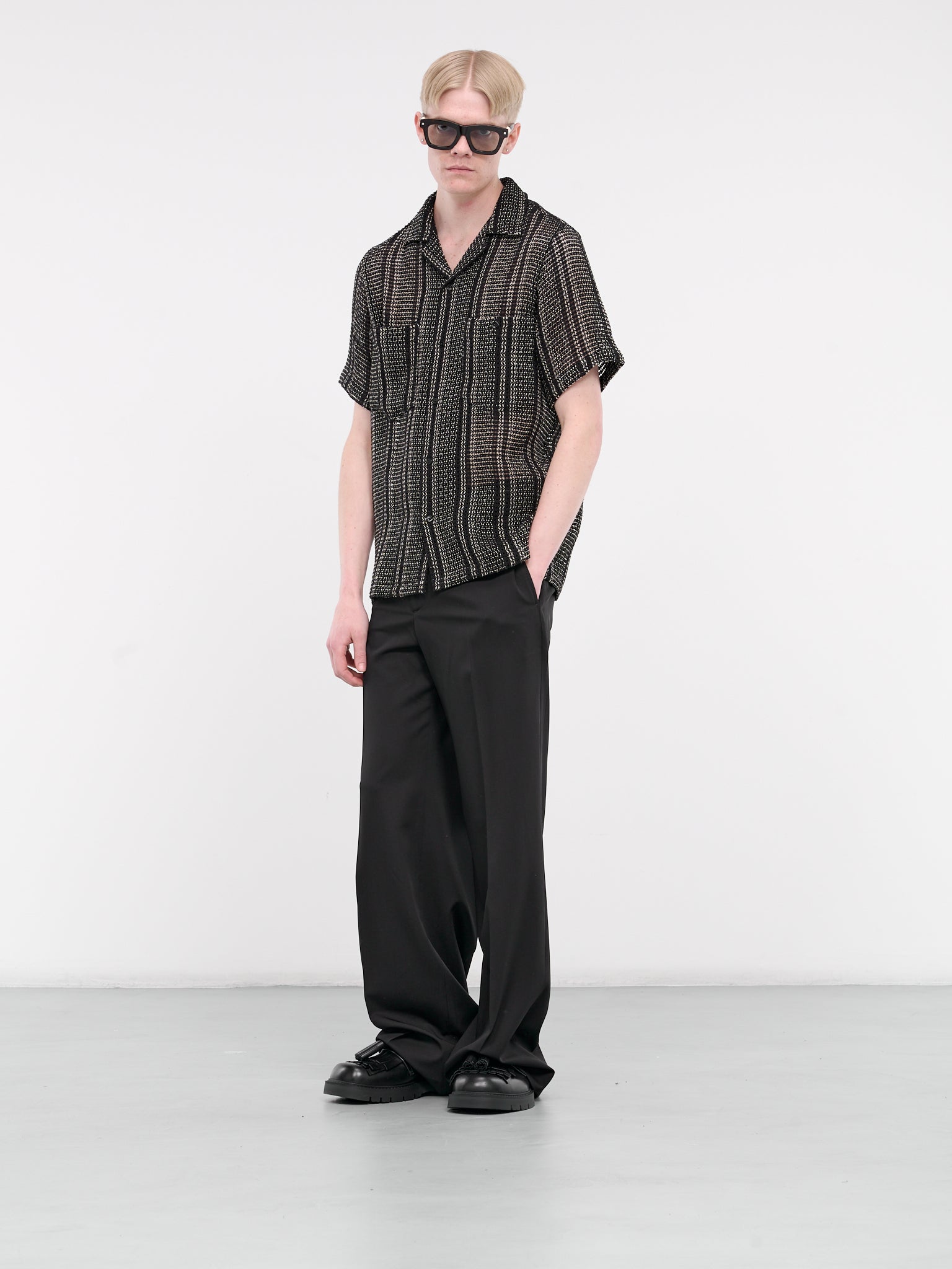 Dexter Shirt (DEXTER-M16W639-BLACK-STRIPE)