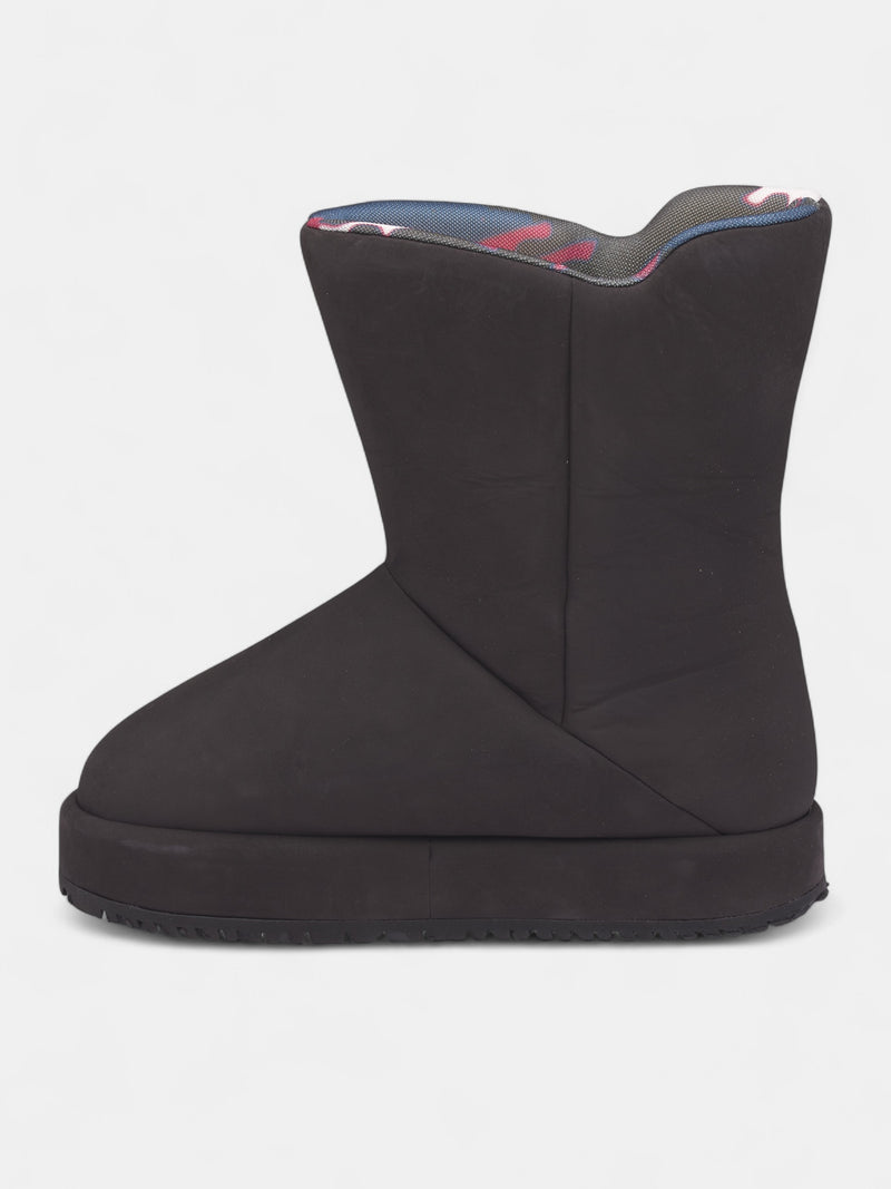 Black Leather Neve Nabuk Boots (DFM45006S0010PX-BLACK)